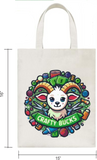 15" x 16" - Canvas Heavy Duty Tote Bag - Sublimation Blank