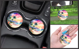 Ladybug - Car Coaster & Keychain Transfer