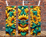 Dragonfly & Sunflowers - Lunch Tote - Sublimation Transfer