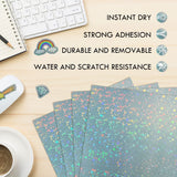 Holographic Star Burst Sticker Paper - Sticker Paper for Inkjet Printers